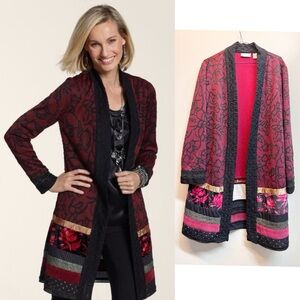 Chico’s Blouse Jacket Large Size 2